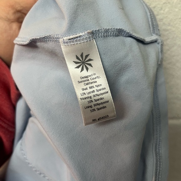 Athleta Light Blue Tank Top. Small - Picture 5 of 5